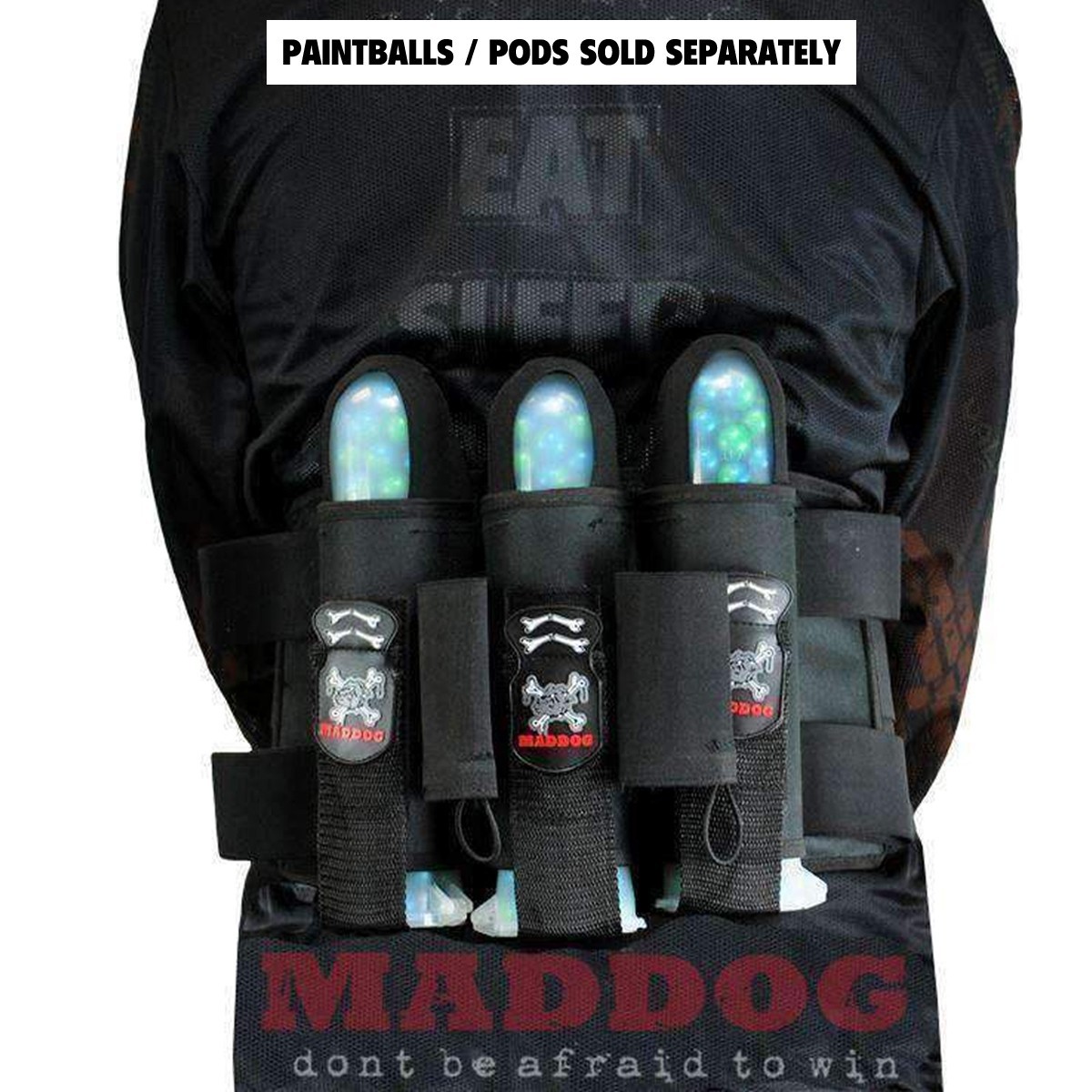 CLEARANCE Maddog Pro 3+2 Pod Paintball Harness Pod Pack