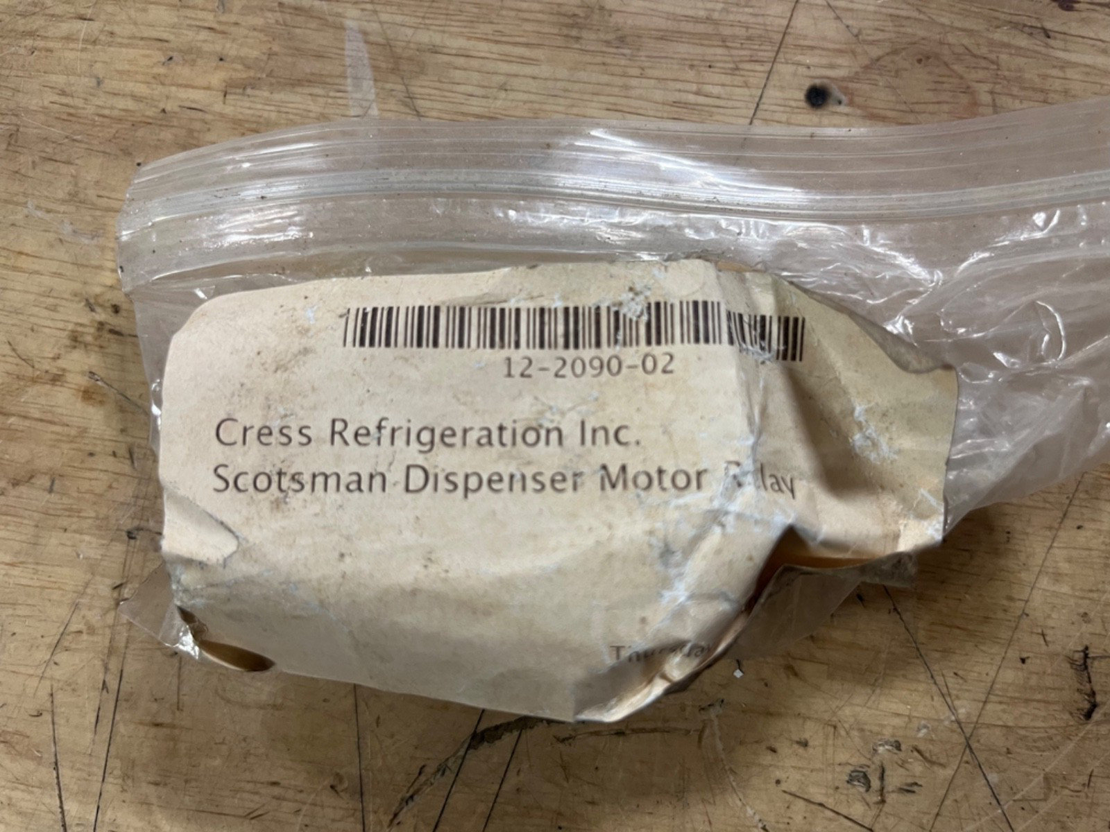 12-2090-02 Scotsman Ice Dispenser Motor Relay 24V Coil  New Old Stock