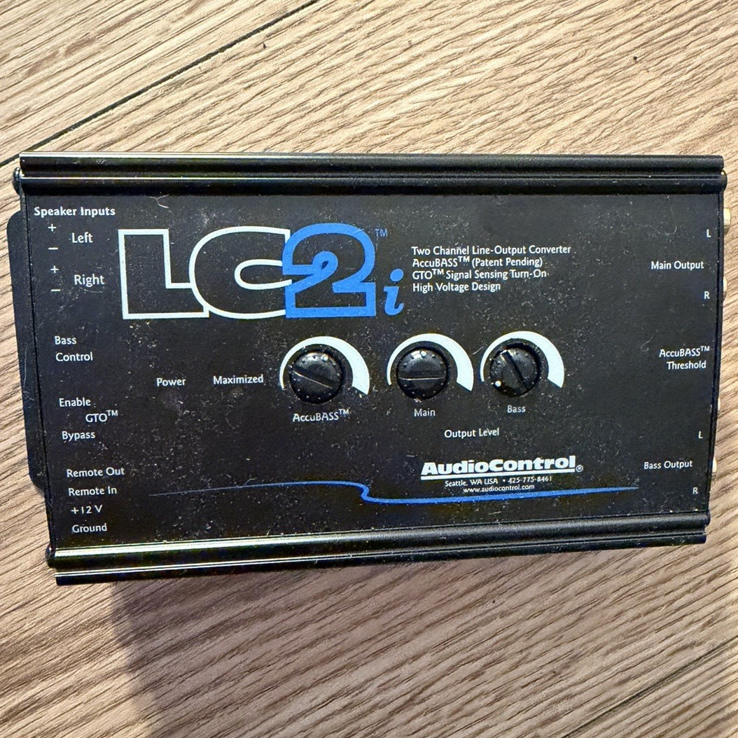 AudioControl LC2i 2-Channel Line Output Converter with AccuBASS