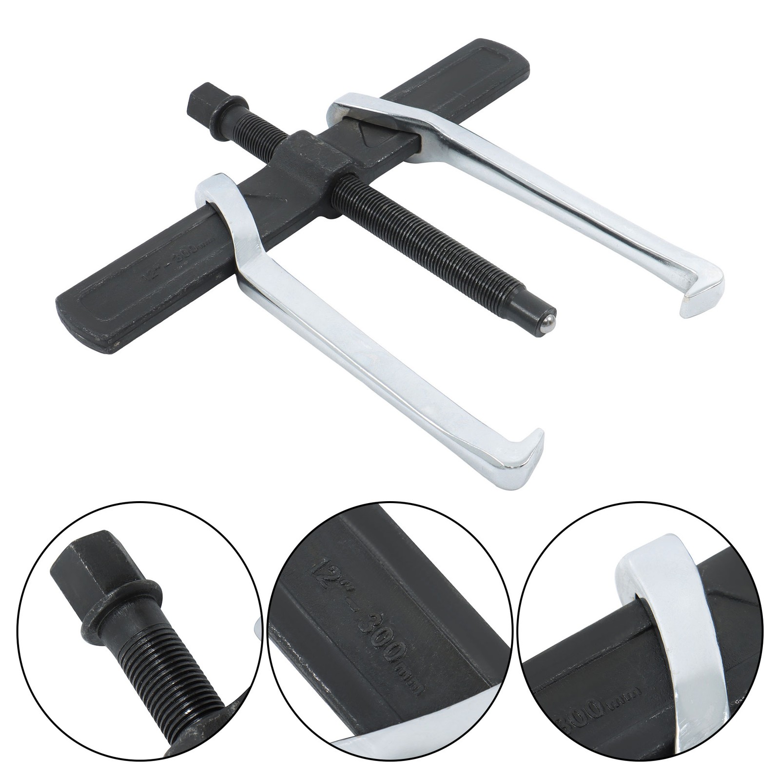 12in 2 Jaw Bearing Puller Remover Fit for Removal Bearing Gears Pulley Flywheel