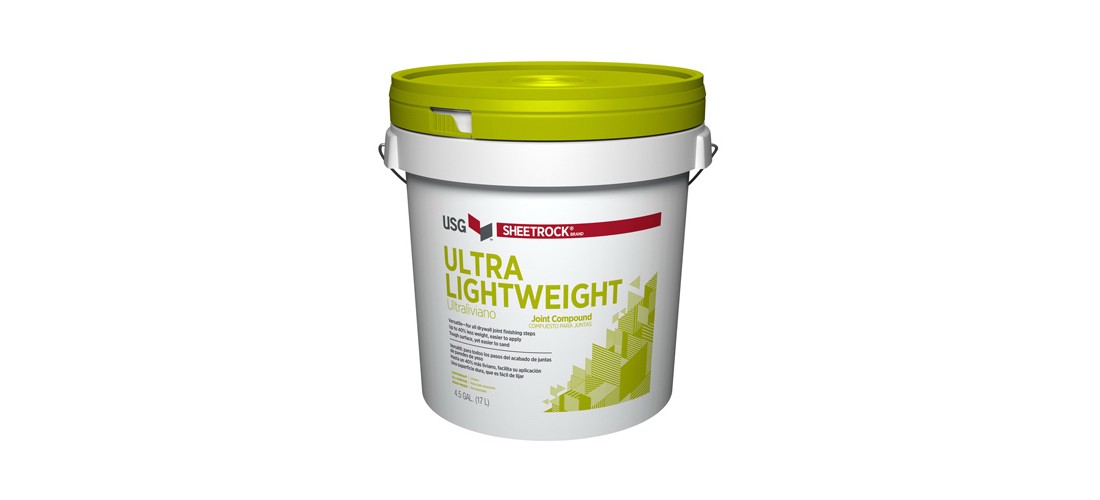Ultra Lightweight Ready-Mixed Joint Compound, 4.5 Gallon Pail Off-White
