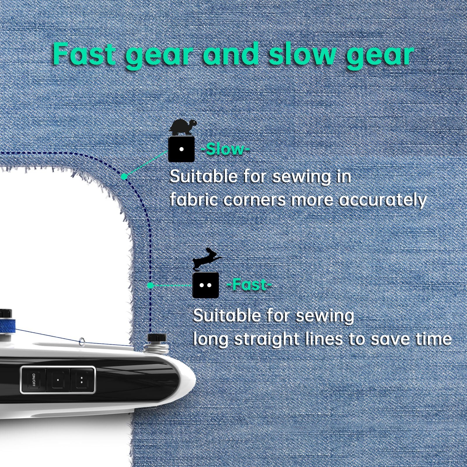 Handheld Portable Mini Sewing Machine Kit With Storage Gray Bag For Beginners