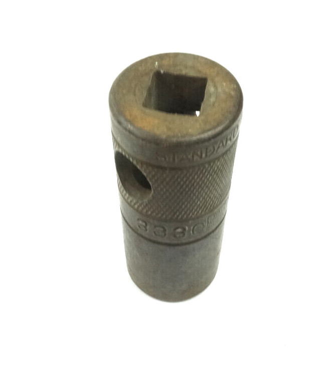 Standard Oil Co Walden Worcester 15/16" 12 Point Deep Socket 3330 1/2" Drive USA