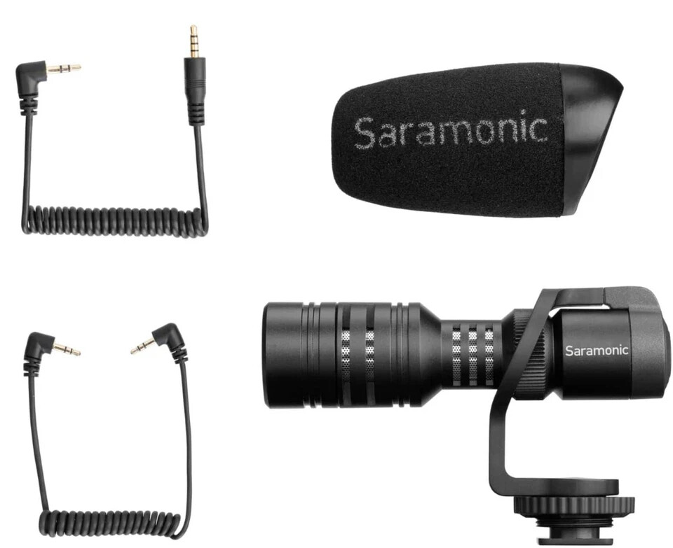 Saramonic Vmic Mini Ultra-compact Camera-Mount Shotgun Microphone/iPhone🔥New🔥