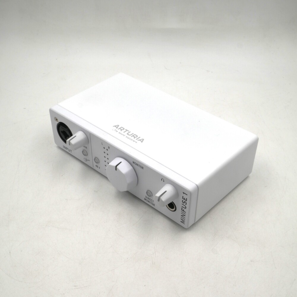 Arturia MiniFuse 1 Portable 1x2 USB Type-C Audio Interface | White **OPEN BOX**