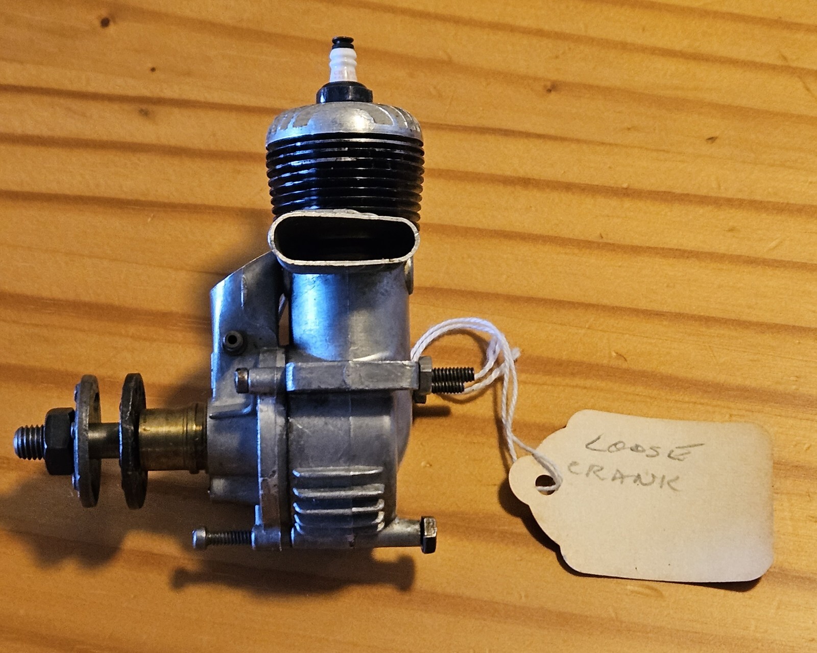 Vtg OHLSSON & RICE MODEL AIRPLANE IGNITION ENGINE Piston Moves O & R As Is ATRC2