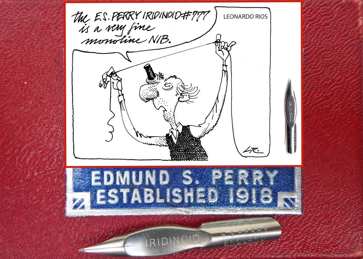 12 vintage E.S. Perry IRIDINOID 777 EF nibs