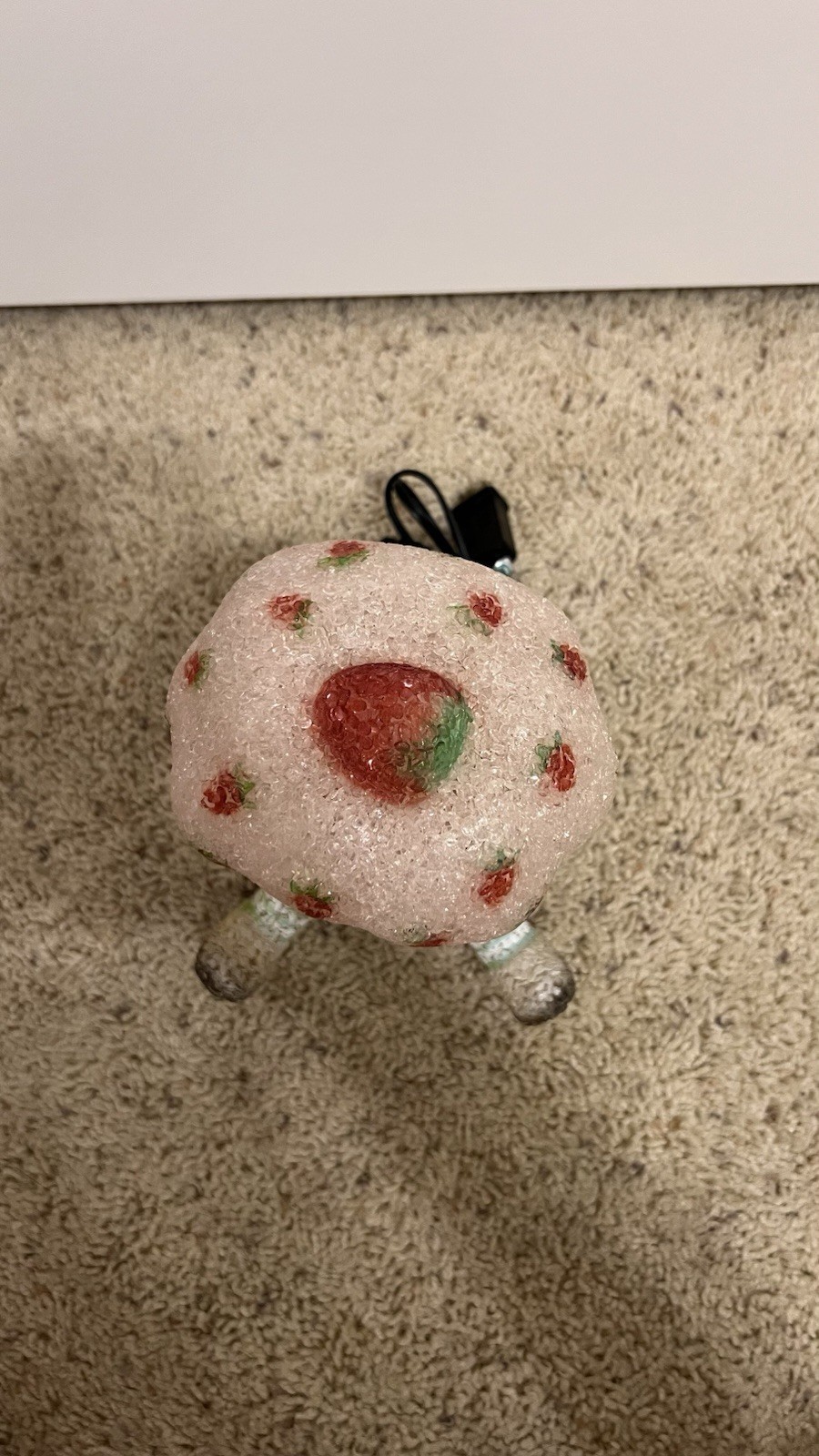 Strawberry Shortcake Light Up Lamp *WORKS*