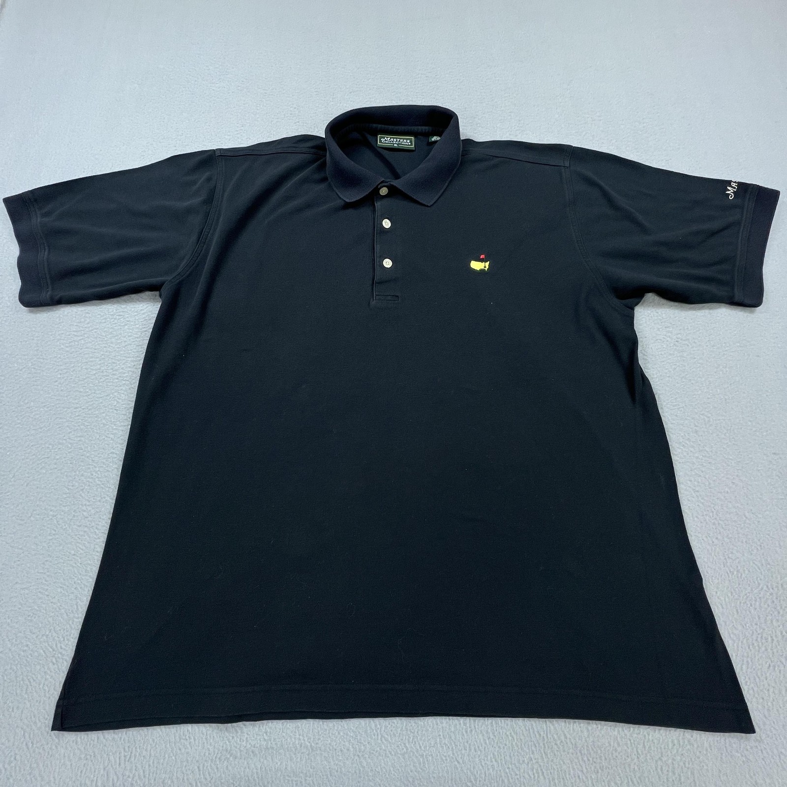 Masters Collection Shirt Polo Mens XL Navy Blue Golf Augusta PGA Embroidered