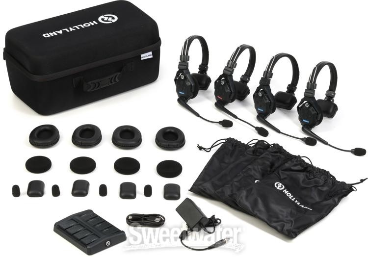 Hollyland Solidcom C1 Wireless Intercom System - 4 Headsets