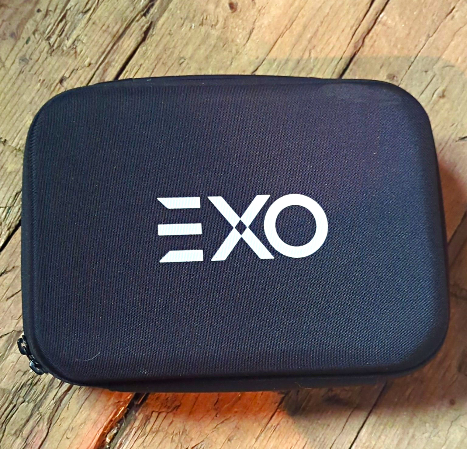 EXO Scout Foldable Quadcopter Drone RTF w/ Controller & Carrying Case Black/Blue