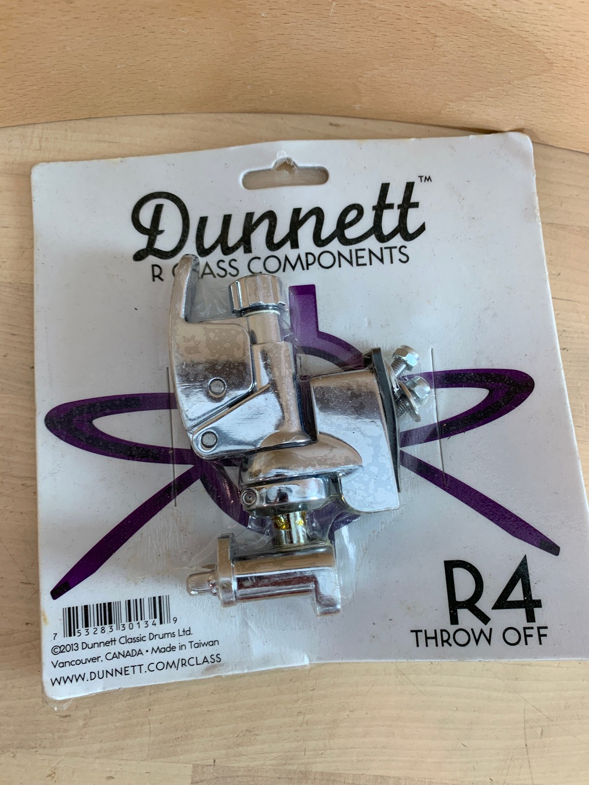DUNNETT R4 Snare Dtum Throw Off Strainer Part Chrome New Stock Original R Class