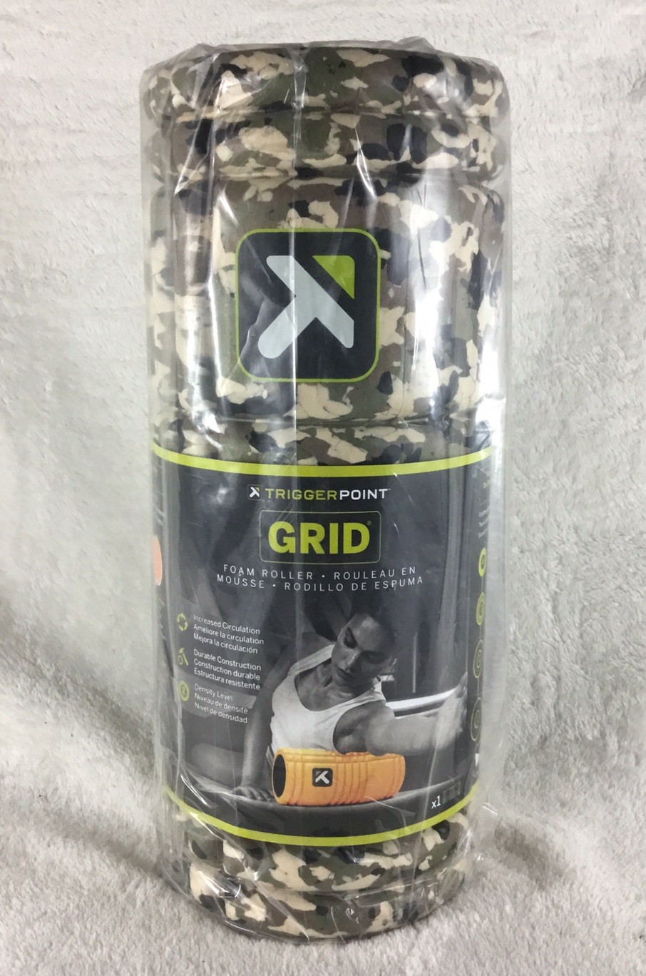 TriggerPoint Grid 1.0 Foam Roller 13" Extra Firm Density Deep Massage Roller