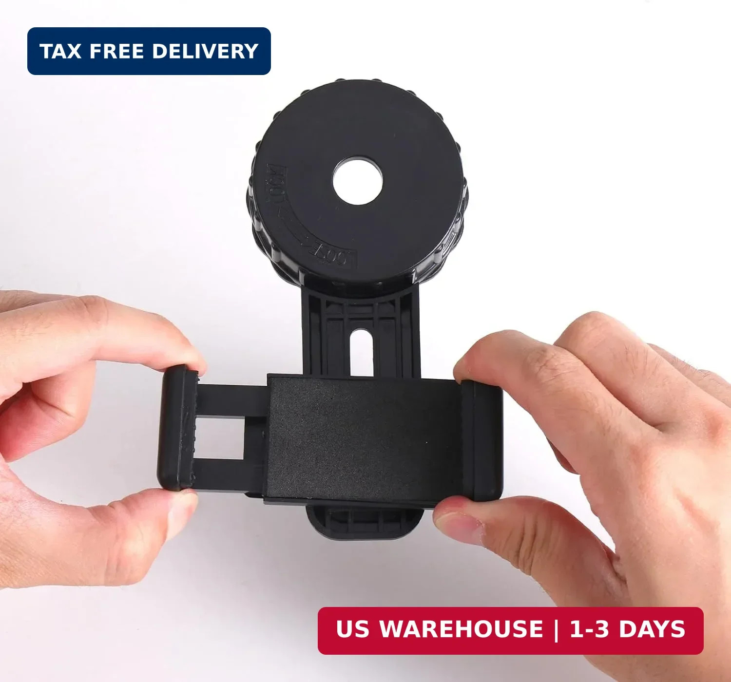 Universal Binocular Phone Adapter, 360°Rotatable Telescope Microscope Phone Moun