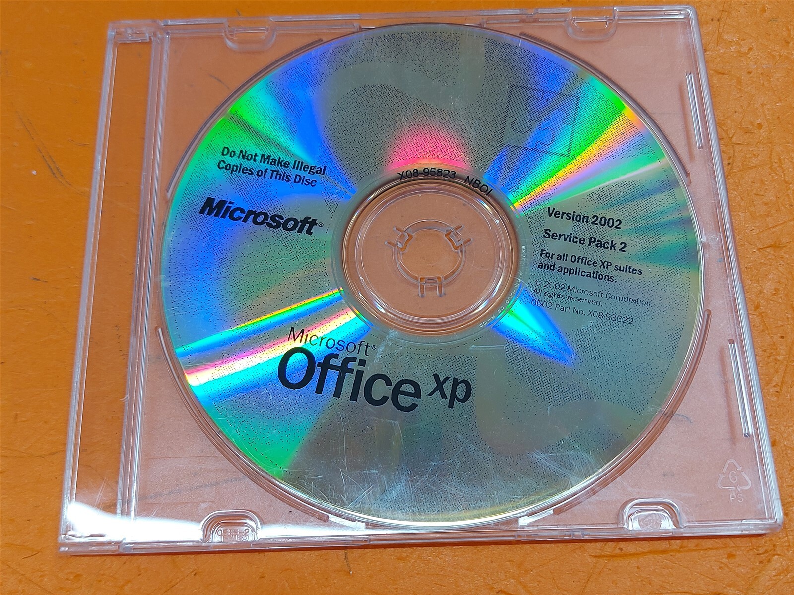 ⭐️⭐️⭐️⭐️⭐️ PC Software CD Disc Microsoft Office XP Version 2002 Service Pack 2