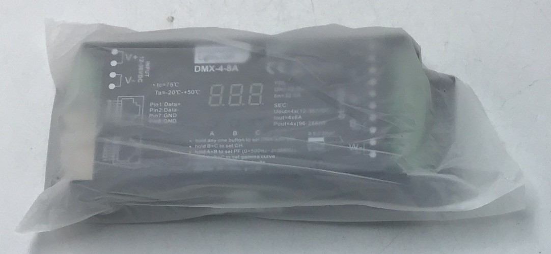 Environmental Lights DMX-4-8A 4 Channel DMX Digital Decoder 8A per Channel z321