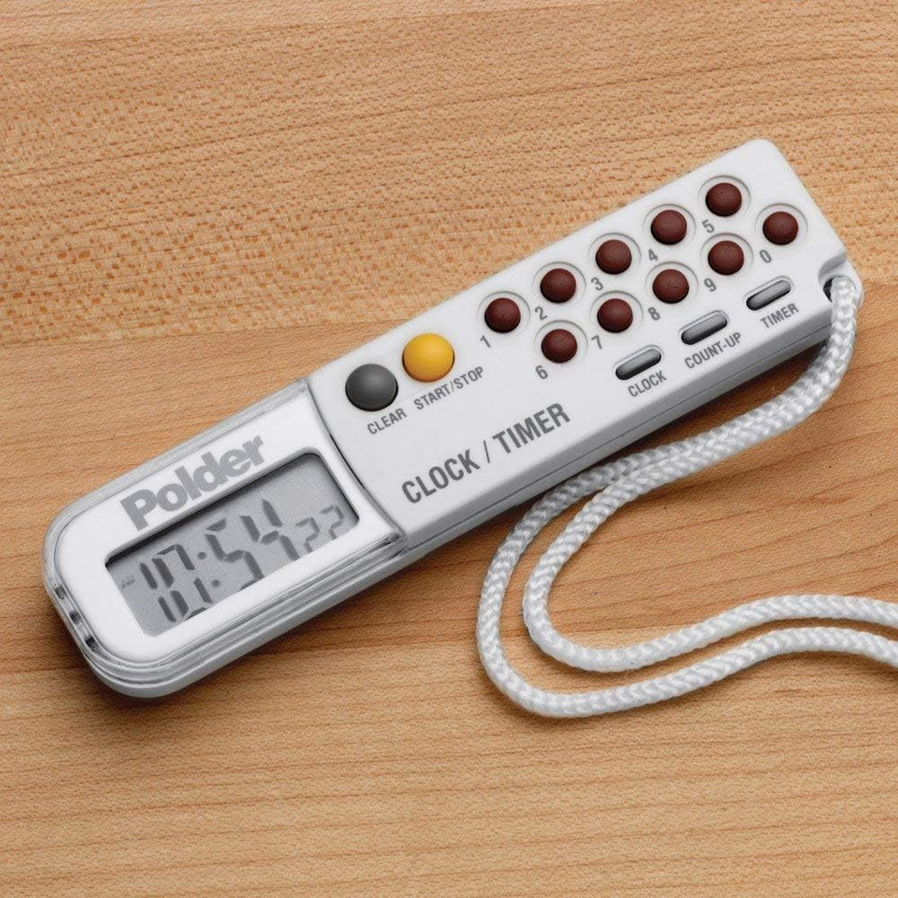 Combination Clock, Timer and Stopwatch with Large, Easy-To-Read Digital Display,