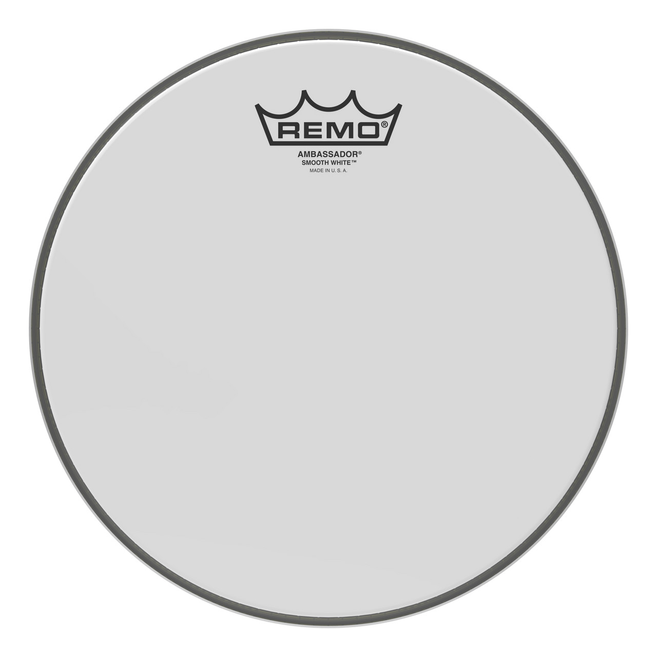 Remo Ambassador Smooth White Drumhead, 10"