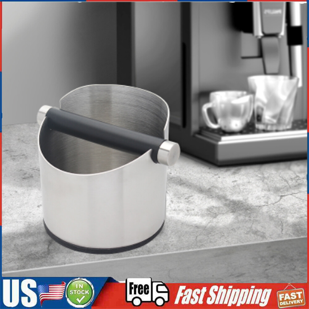 1PC Detachable Knock Bar Espresso Residue Container Bin Coffee Grounds Knock Box