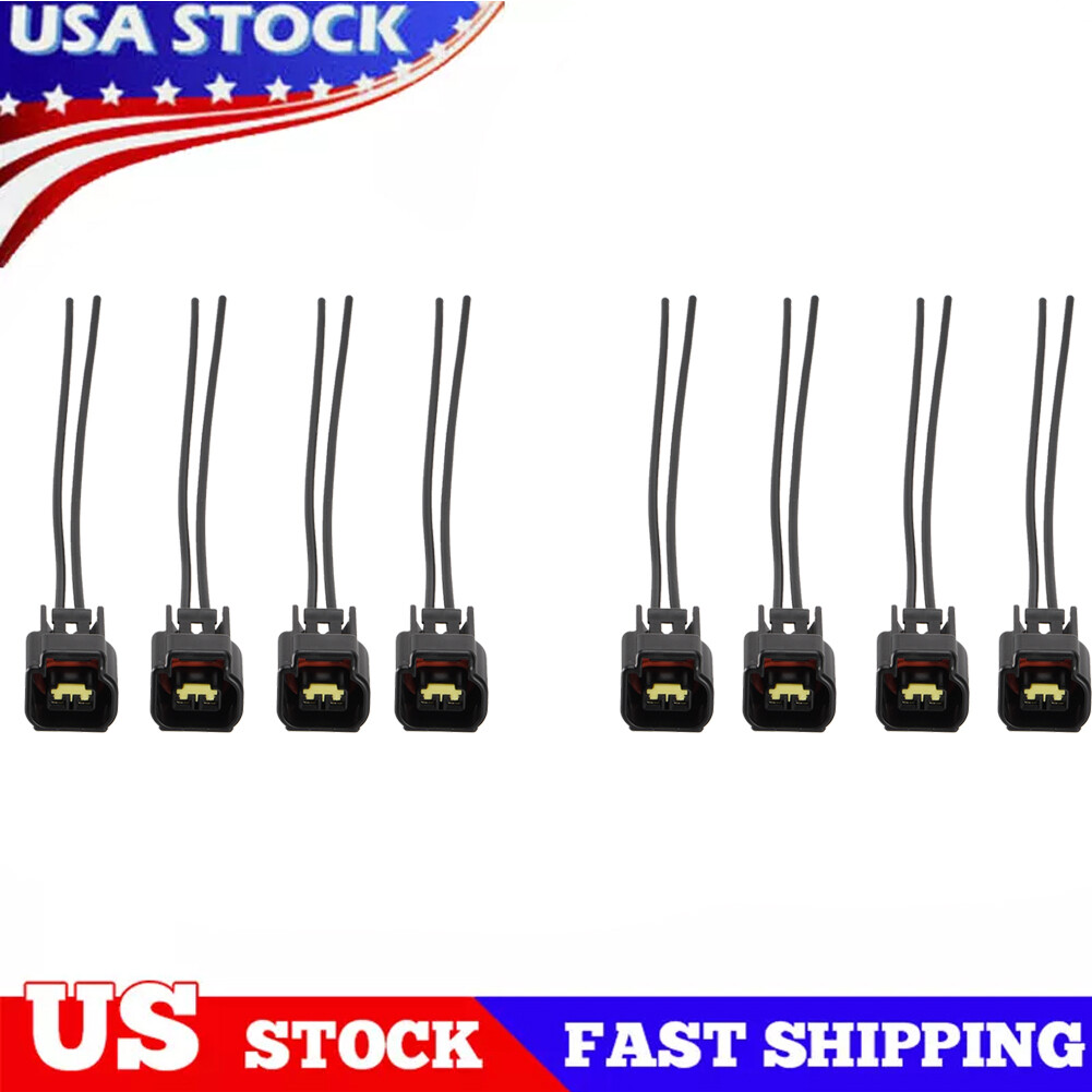 8X Ignition Coil Connector Pigtail Plug Fit Ford 4.6L 5.4L 6.8L F150 Mustang