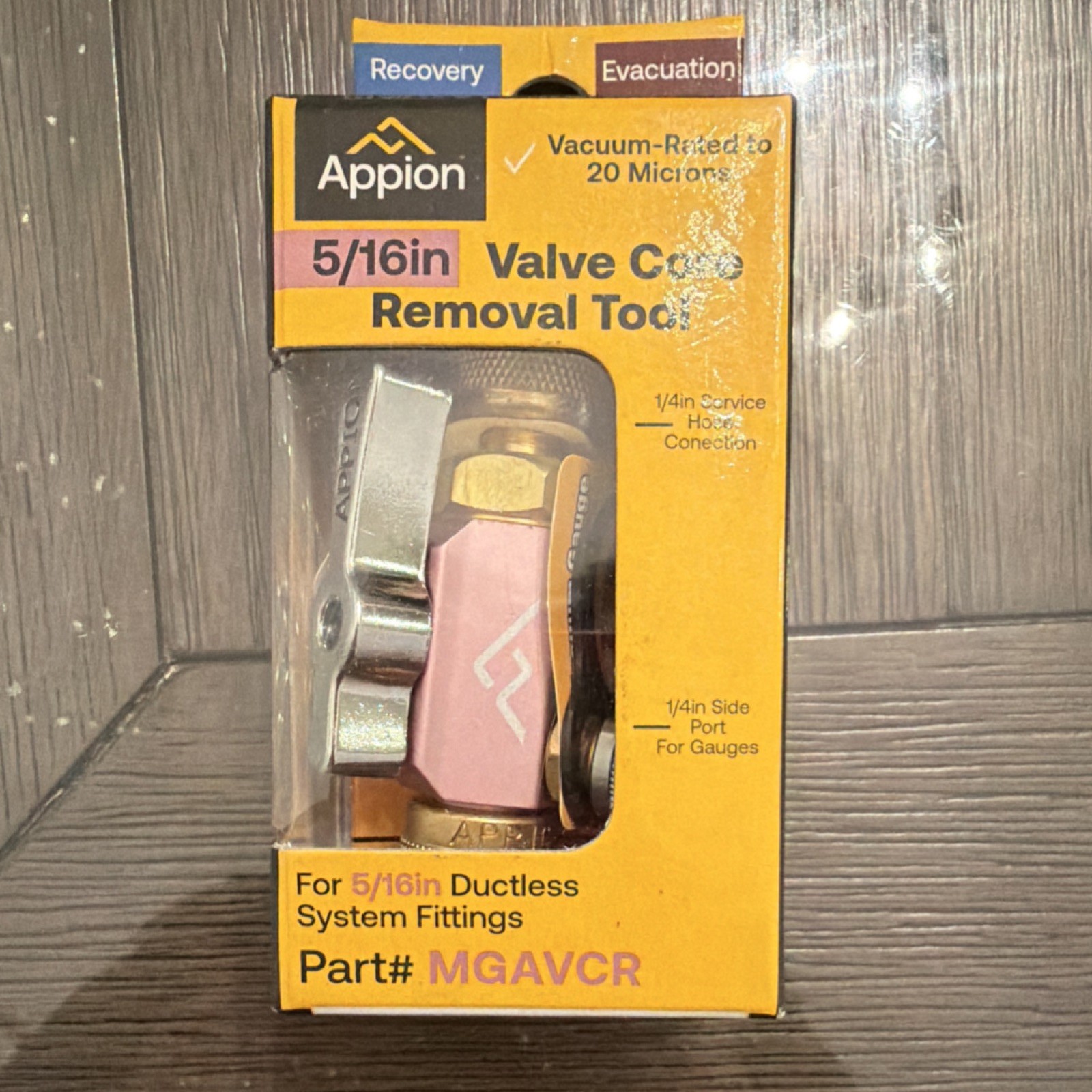 Appion 5/16in Valve Core Removal Tool Recovery Evacuation MGAVCR *FREE SHIPPING*