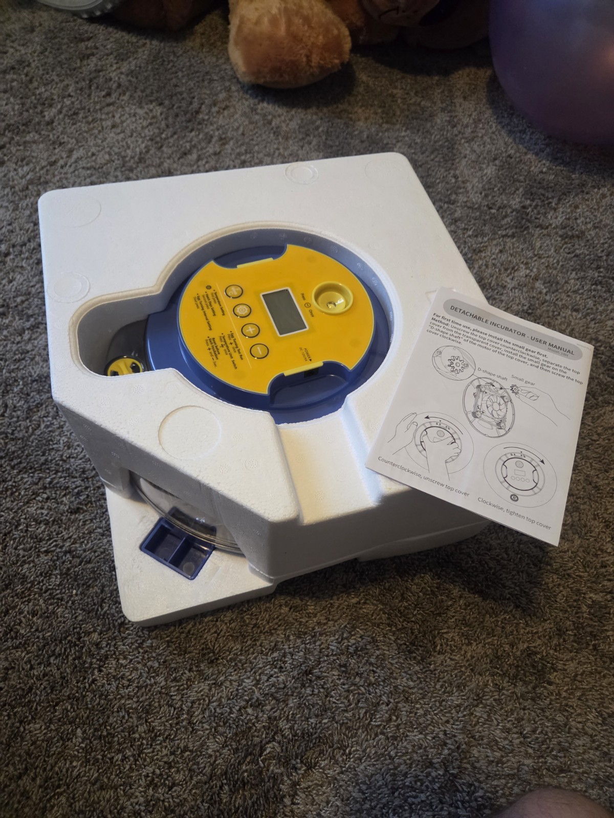 Cieex Incubator for Hatching 18 Eggs w/Automatic Egg Turning & Humidity Control