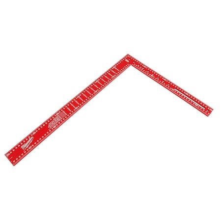 Milwaukee Tool Mlsq124 Framing Square, Aluminum, Metric