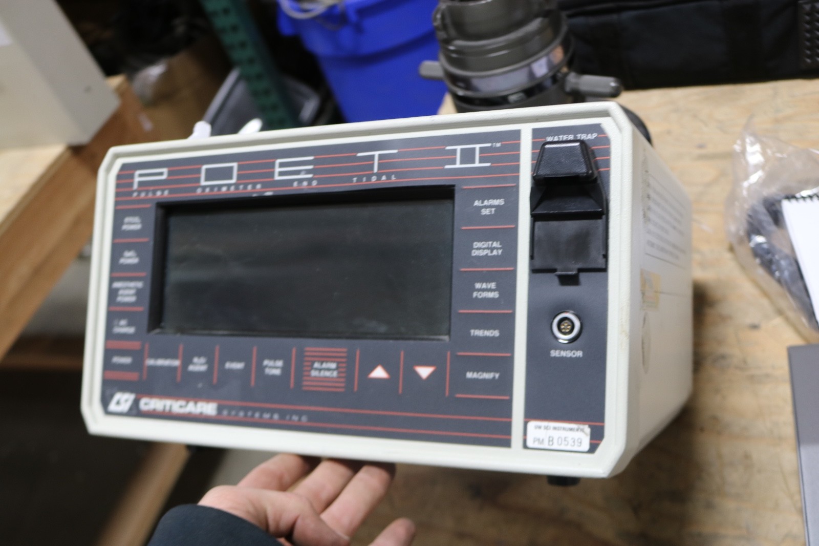 Criticare   POET 602-6  Agent Anesthesia Gas Patient Monitor