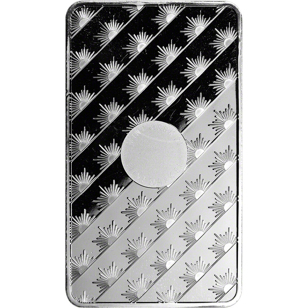 FIVE (5) 10 oz. Silver Bars - Sunshine Minting - .999 Fine