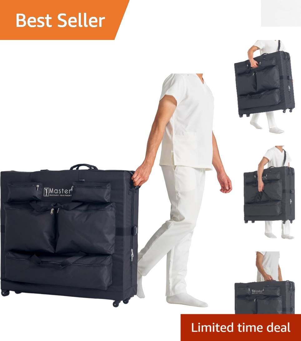 Convenient Wheeled Carrying Case for Portable Massage Tables - 27 to 32 Inches