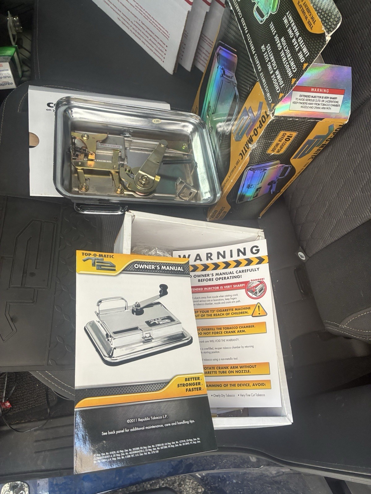 Top-O-Matic T2 Cigarette Rolling Machine in box