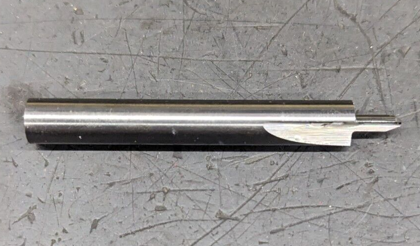SOLID CARBIDE Veining Router Bit 1/8" Cut Dia 1/4" Shank 9/32 CL