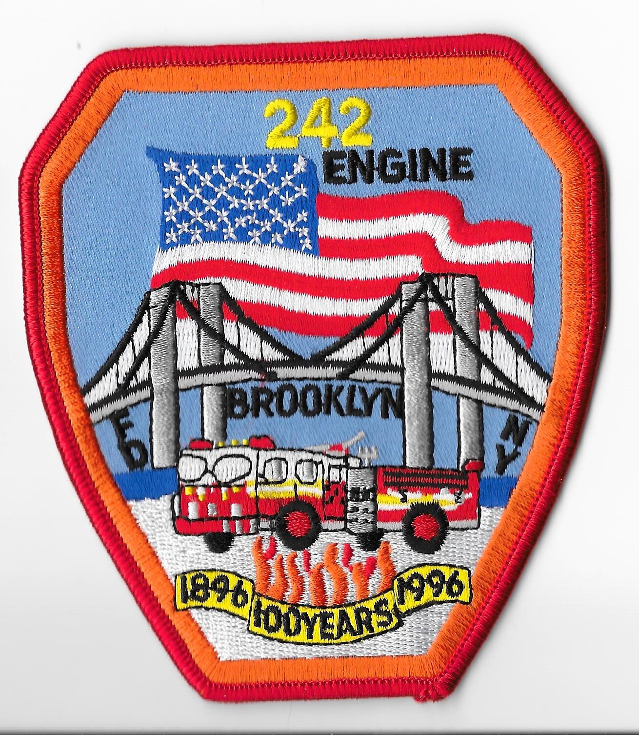 New York Fire Department (FDNY) Engine 242 Brooklyn Patch V2