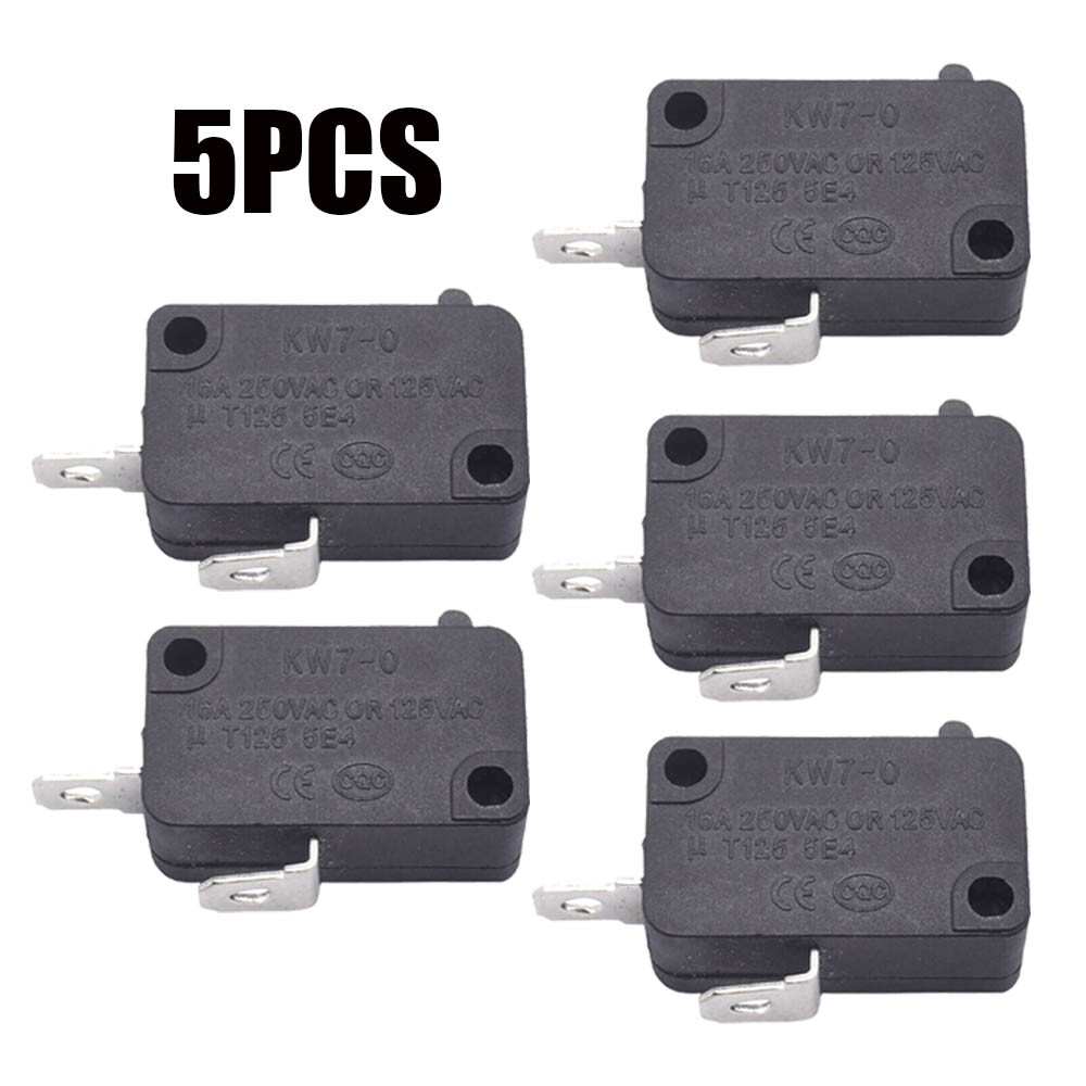 Set of 5 2Pin Micro Switch for Air Fryer Xl Power XL Vortex KW7-0 16A 125V USA