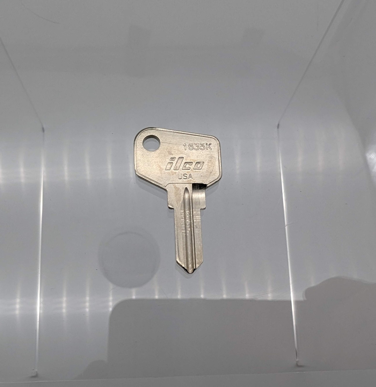 10x Ilco 1635K Key Blanks for Some Arfe K Cam Locks Nickel Plated