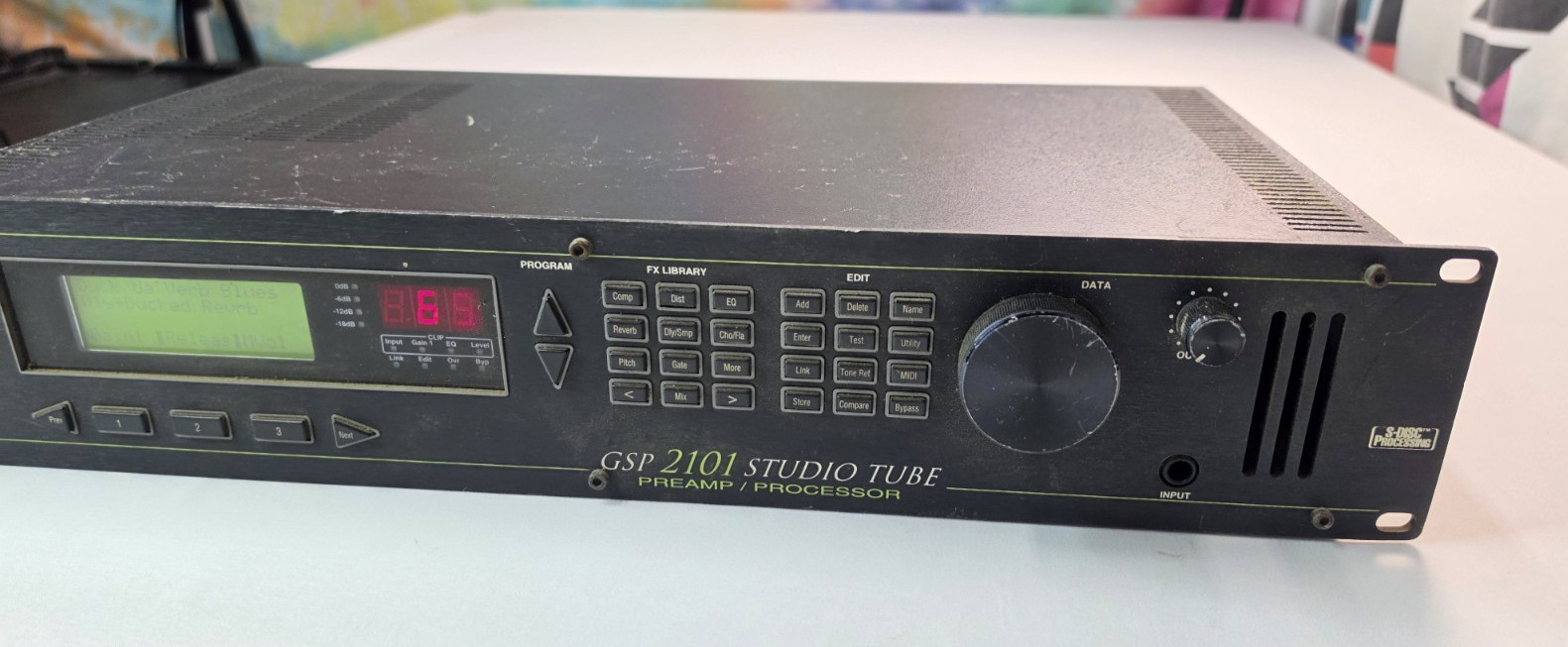 Digitech GSP-2101 Studio Tube Preamp Multi Effects Guitar Processor Black
