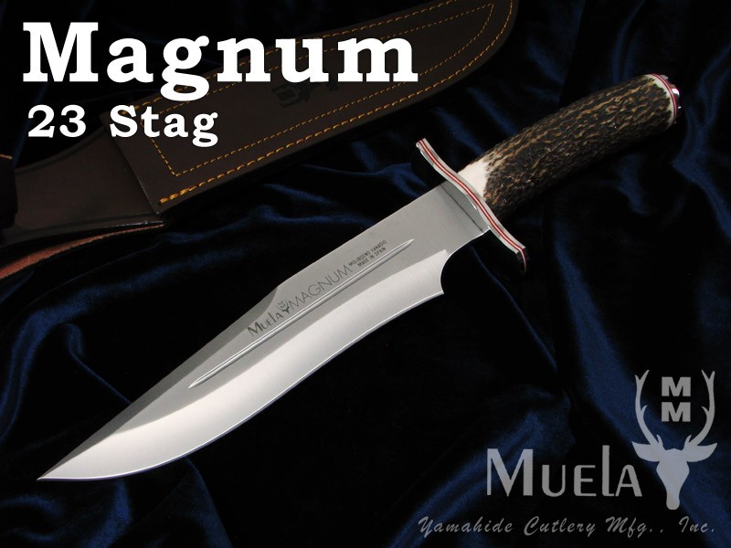 Muela MAGNUM-23TO 230mm Stag Handle Bowie Knife