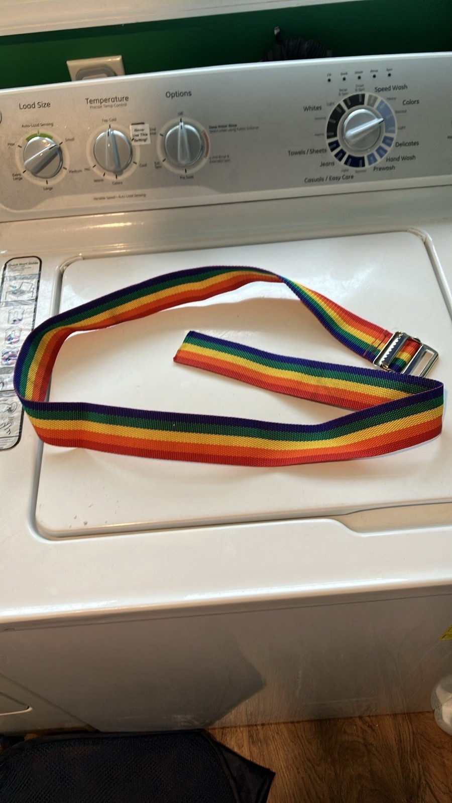 Rainbow luggage strap belt 53”