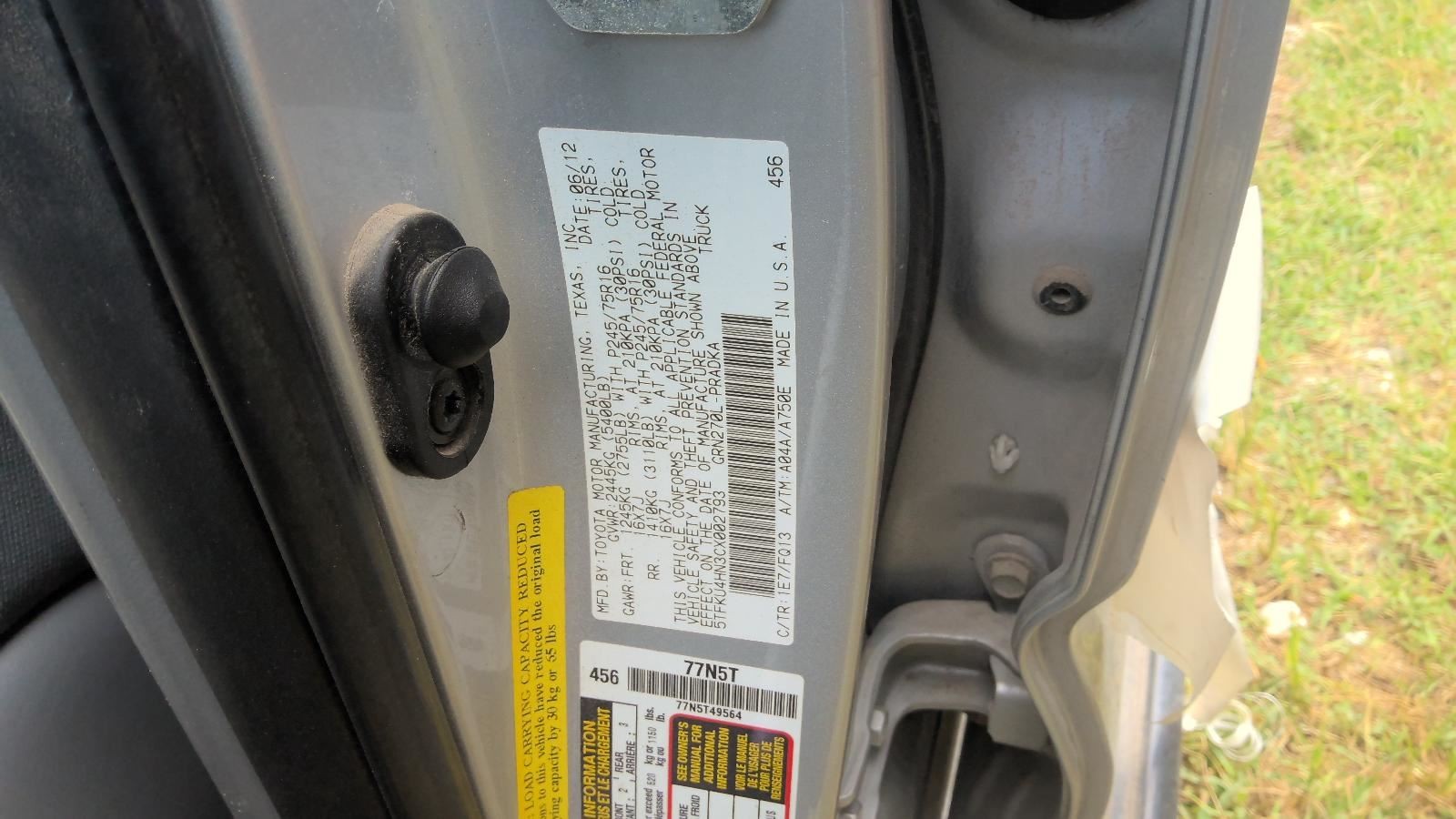 Engine ECM Electronic Control Module Right Hand Dash Fits 12 TACOMA 1810812