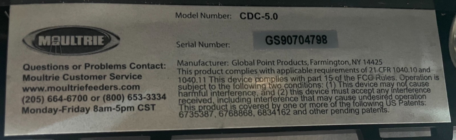 Moultrie CDC-5.0V Game Camera With Camouflage Case