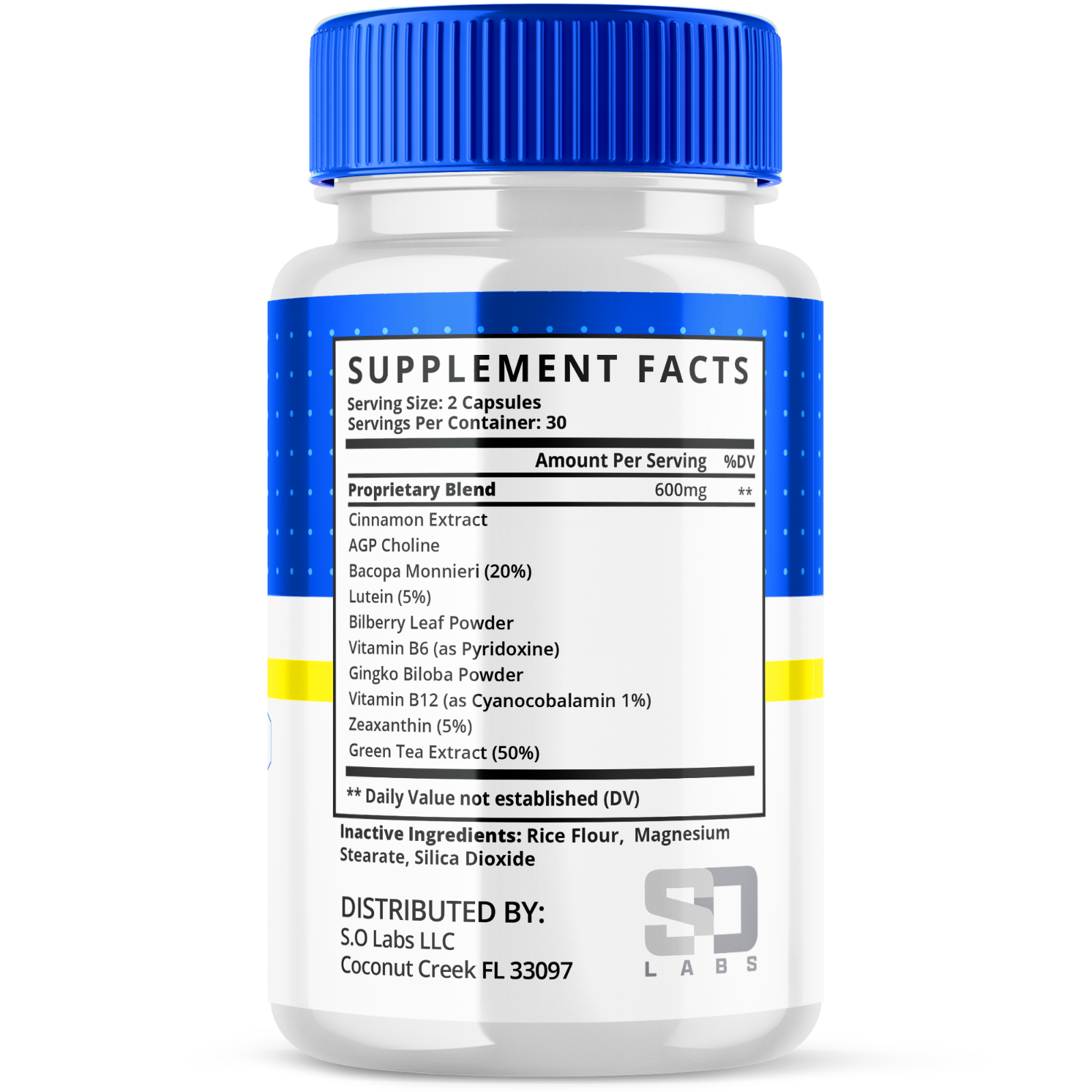 Berbacil Capsules - Promotes balanced blood sugar and pressure (5 Pack)