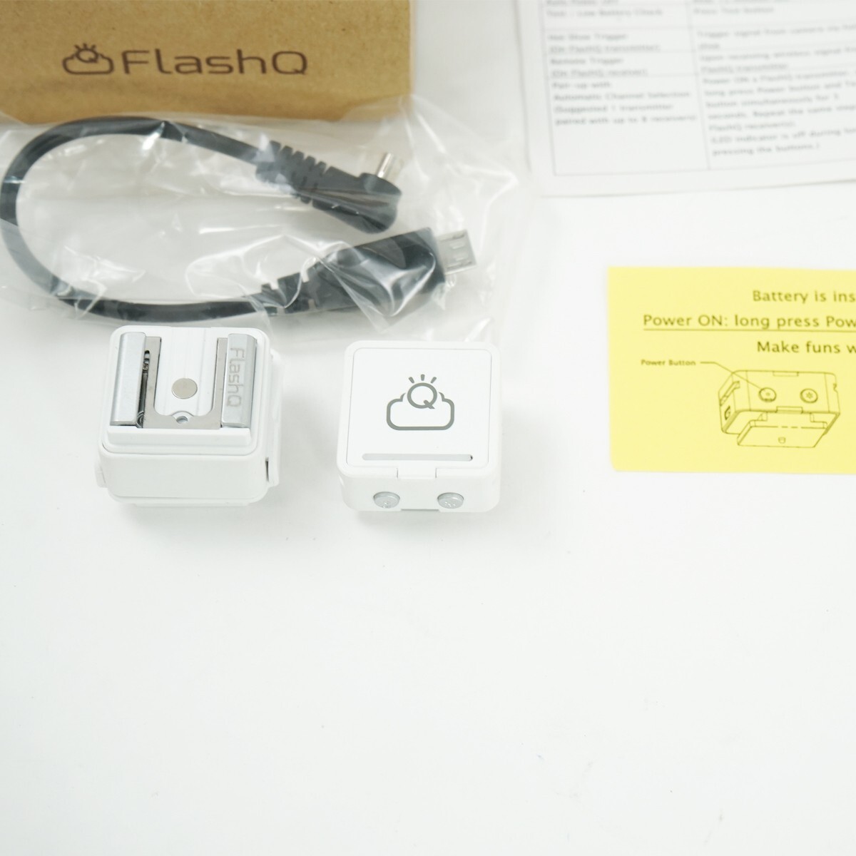 [TOP MINT] LightPixLabs Flash Q wireless Flash Trigger White