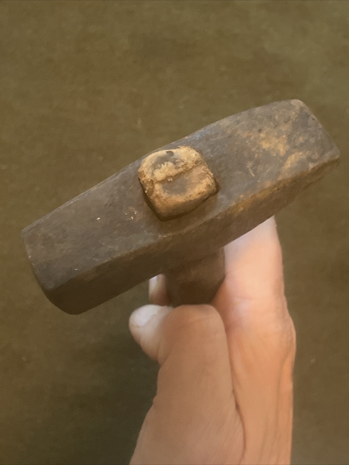 Antique Primitive Hammer Blacksmith Cross Peen Hand Forged