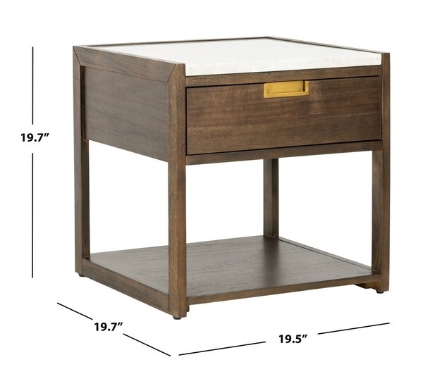 Safavieh Adeline 1 Drawer Nightstand, Reduced Price 2172720622 SFV7202A