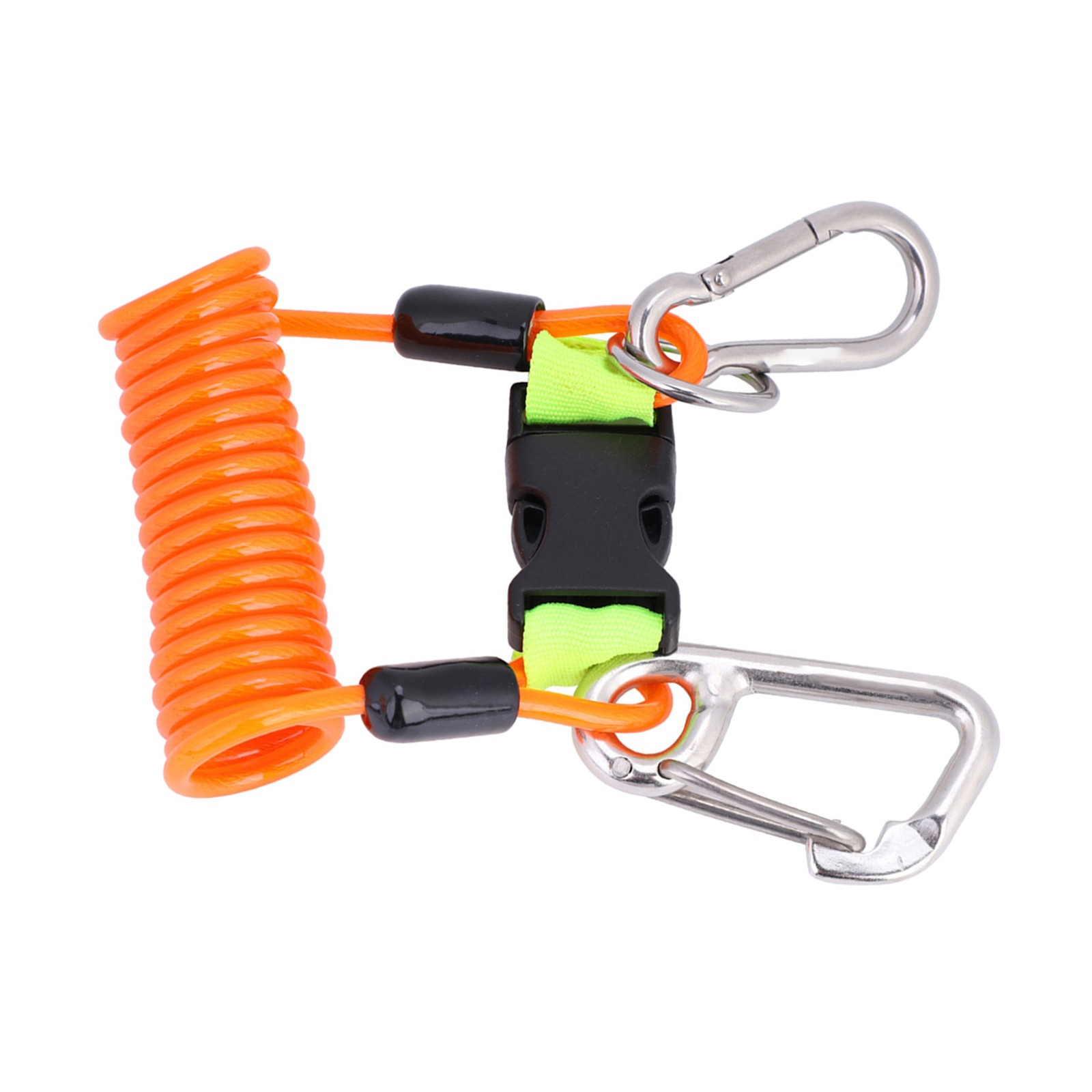 Keep Diving Anti Lost Spring Coil Lanyard Safety Emergency Tool With Quick