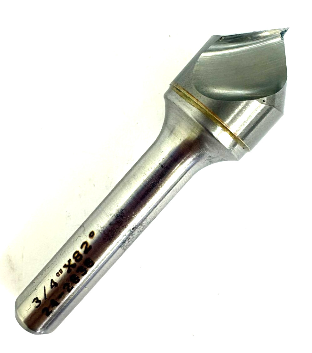 3/4" 82 DEGREE SINGLE FLUTE CARBIDE COUNTERSINK - OSG 700-7501