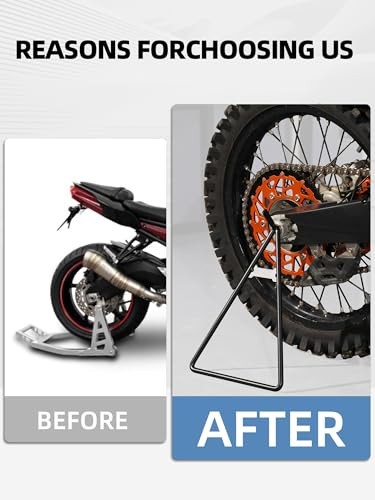 Dirt Bike Triangle Stand,Universal Motorcycle Kickstand Rear Side Wheel