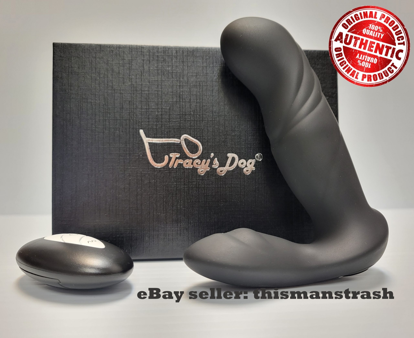 Tracy's Dog Wearable Thrusting Vibrator with Remote (Black) Fast Ship Great Fun!