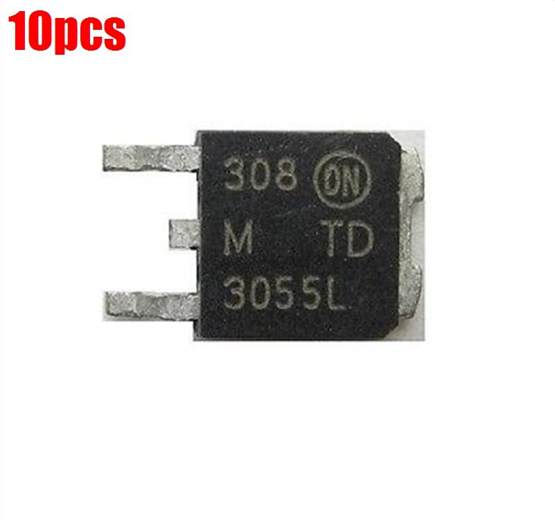 10Pcs TO-252 3055 P3055 3055L Mosfet N-Channel Ic New xs