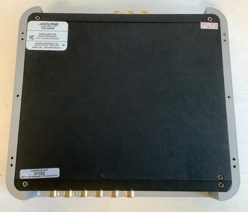 Alpine PXE-0850S Advanced 12-Channel Wireless Black Digital Signal Processor